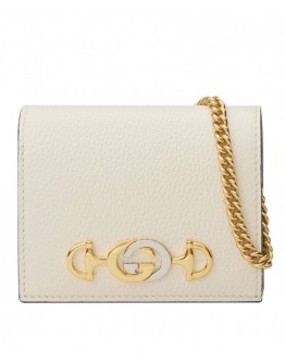 Gucci Zumi Grainy Leather Card Case 570660