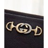 Gucci Zumi grainy leather pouch 570728 Black