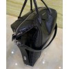 Givenchy Medium Antigona Soft Bag In Crocodile Effect Leather Black