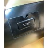 Givenchy Medium Antigona Soft Bag In Crocodile Effect Leather Black