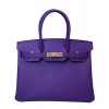 Hermes Birkin 30 Epsom Leather Paon Phw