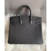 Hermes Birkin 25 Epsom Leather Paon Phw
