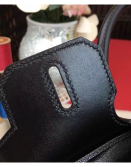 Hermes Birkin bag 30 Box calf leather Black