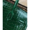 Hermes Birkin 25 Crocodile leather Green
