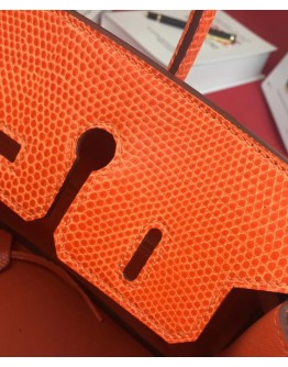 Hermes Birkin 25 Lizard leather