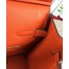 Hermes Birkin 25 Lizard leather Orange