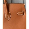 Hermes Birkin 25 Swift Leather Light Coffee