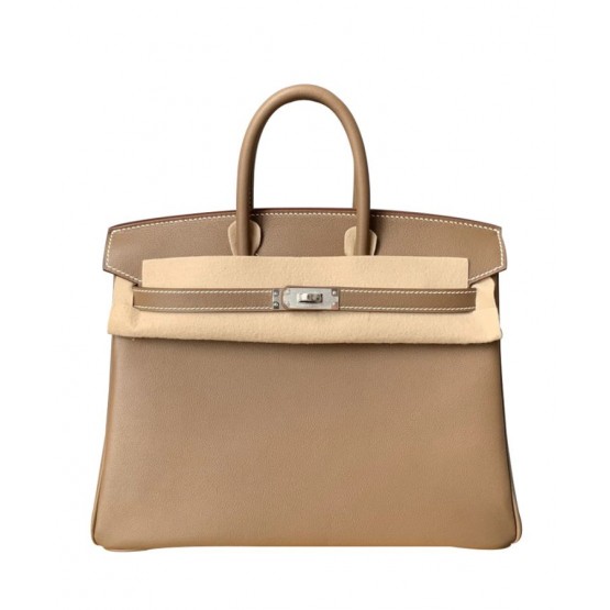 Hermes Birkin 25 Swift Leather Gray