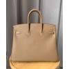 Hermes Birkin 25 Swift Leather Gray