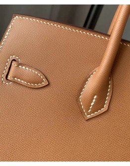 Hermes Birkin 25 Bronze Epsom Light Coffee
