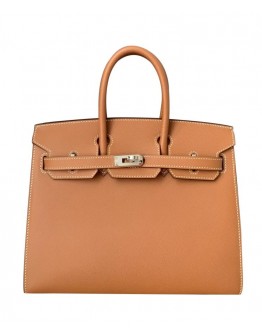 Hermes Birkin 25 Bronze Epsom Light Coffee