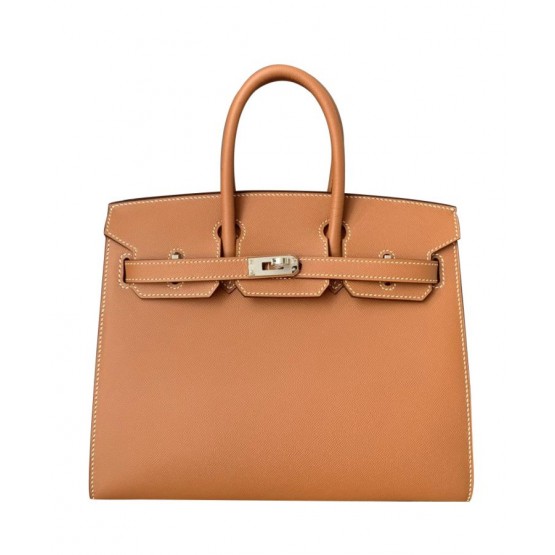 Hermes Birkin 25 Bronze Epsom Light Coffee