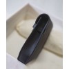 Hermes Kelly Depeches 25 Pouch Black