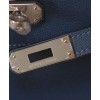 Hermes Kelly Depeches 25 Pouch Dark Blue