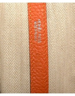 Hermes Togo Leather Garden Party Bag