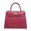 Hermes Kelly Bag 25 Lizard leather Peachblow