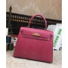 Hermes Kelly Bag 25 Lizard leather Peachblow