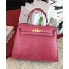 Hermes Kelly Bag 25 Lizard leather Peachblow