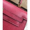 Hermes Kelly Bag 25 Lizard leather Peachblow