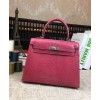 Hermes Kelly Bag 25 Lizard leather Peachblow