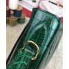Hermes Kelly Bag 32 Crocodile leather Green