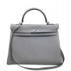 Hermes Kelly Bag 35 Togo Leather Gray