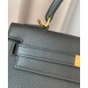 Hermes Kelly Bag 25 Epsom Leather Black