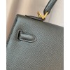 Hermes Kelly Bag 25 Epsom Leather Black