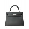 Hermes Kelly Bag 25 Epsom Leather Black