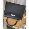 Hermes Kelly Bag 25 Epsom Leather Black