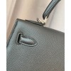 Hermes Kelly Bag 25 Epsom Leather Black