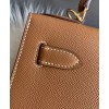 Hermes Kelly Bag 32 Epsom Leather Light Coffee