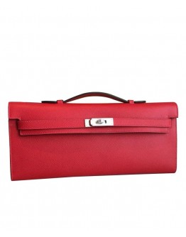 Hermes Kelly Cut Rouge H