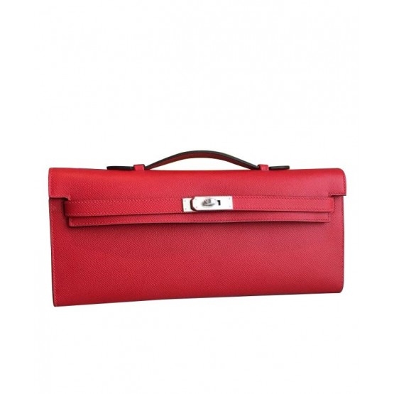 Hermes Kelly Cut Rouge H
