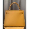 Hermes Kelly Bag 28 Togo Leather Apricot