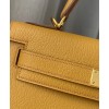Hermes Kelly Bag 28 Togo Leather Apricot