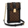 Louis Vuitton Pochette Trunk Verticale M63913 Brown