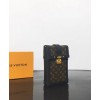 Louis Vuitton Pochette Trunk Verticale M63913 Brown