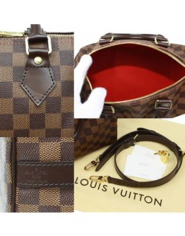Louis Vuitton Damier Speedy N41181 Brown