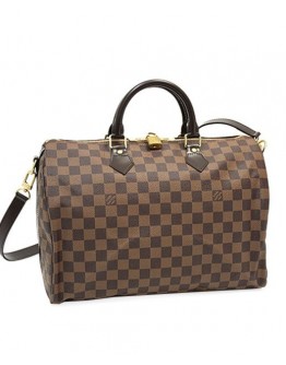 Louis Vuitton Damier Speedy N41182 Brown