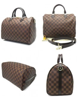 Louis Vuitton Damier Speedy N41183 Brown