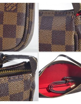 Louis Vuitton Damier Pochette Aessories N41206 Brown