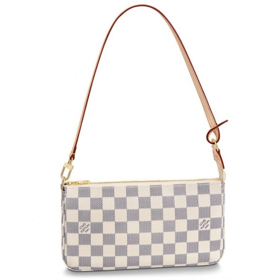 Louis Vuitton Damier Pochette Aessories N41207 White