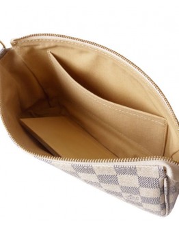 Louis Vuitton Damier Pochette Aessories N41207 White