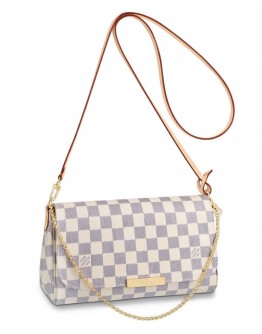 Louis Vuitton Damier Eva Clutch N41275 White