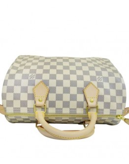 Louis Vuitton Damier Canvas Speedy N41535 White
