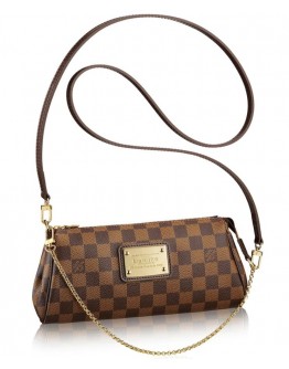 Louis Vuitton Damier Canvas Eva Clutch N55213 Brown