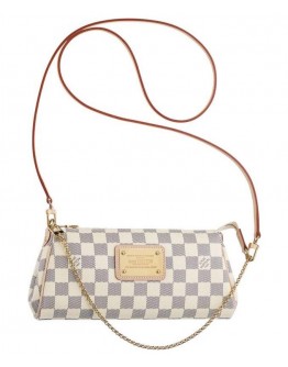 Louis Vuitton Damier Eva Clutch N55214 White