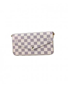 Louis Vuitton Pochette Felicie N63106 White