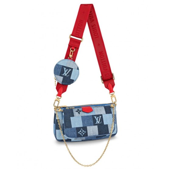 Louis Vuitton Multi Pochette Aessoires M44990 Blue